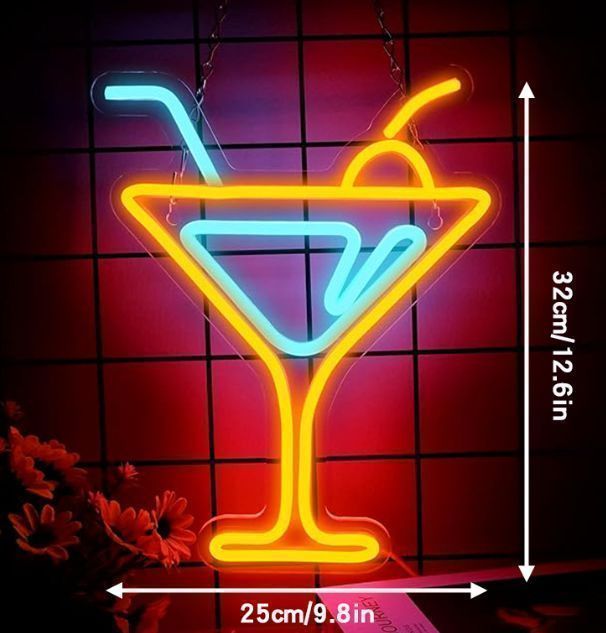 新品・未使用】 ネオンサイン 壁掛け ネオンイト ハイネケン LEDネオン