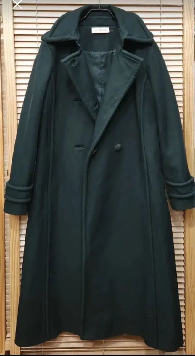 トリーバーチ コットン ツイル ダブル ロングコート