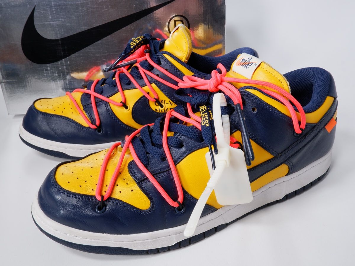 NIKEナイキ Off White Dunk Low LTHR OW オフホワイト ダンク ロウCT 0856 700 US 12 30 cm