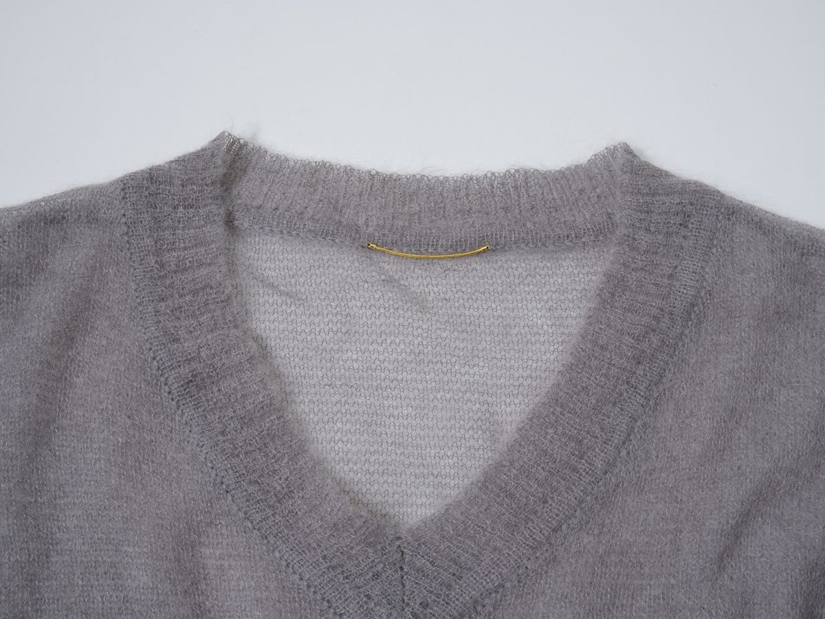 L'Appartement Sheer V/N Mohair Knit ニット L'Appartementアパルトモン 2023AW Sheer V/N Mohair KnitシアーV