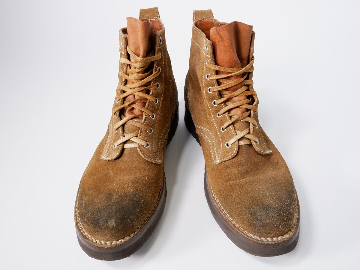  nonnativeノンネイティブ VOYAGER LACE UP BOOT ITALIAN COW LEATHERスエードブーツ 43 ブーツ 革靴 靴