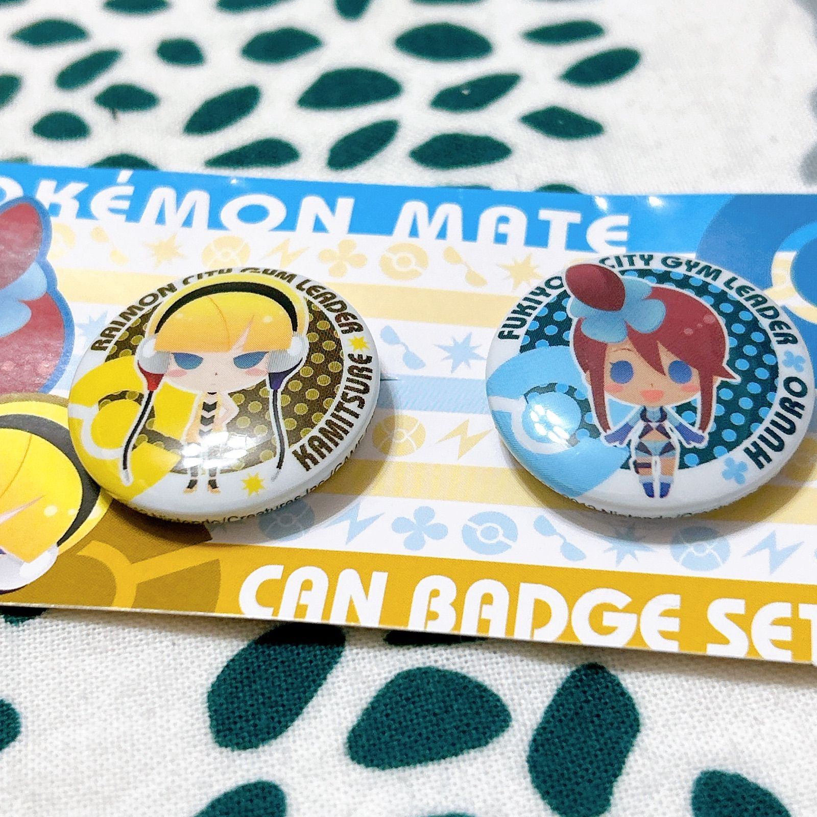 ✨ポケモンメイト 缶バッジセットC カミツレ＆フウロ 2個セット 未使用