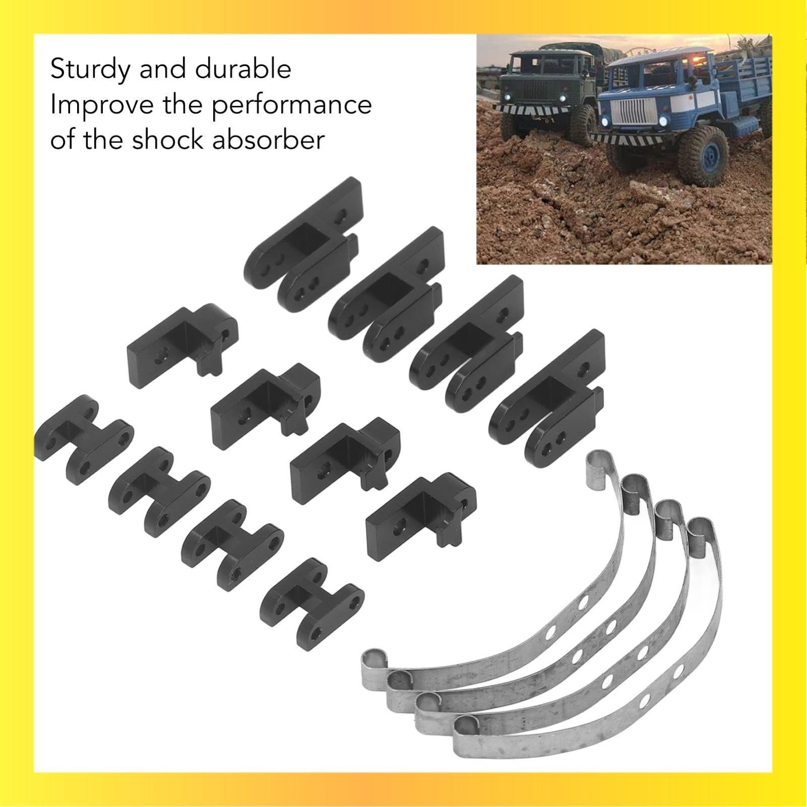 ☆送料無料☆ブラック RCリーフスプリングキット ハードリーフ