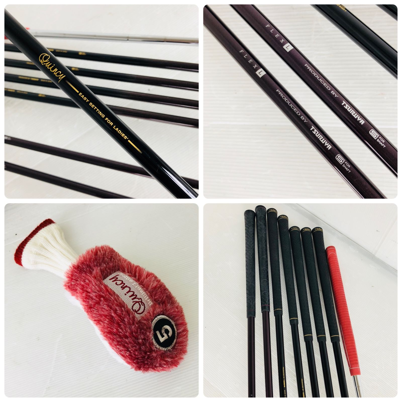 レディース TSURUYA ツルヤ Quincy クインシー ゴルフ クラブ セット