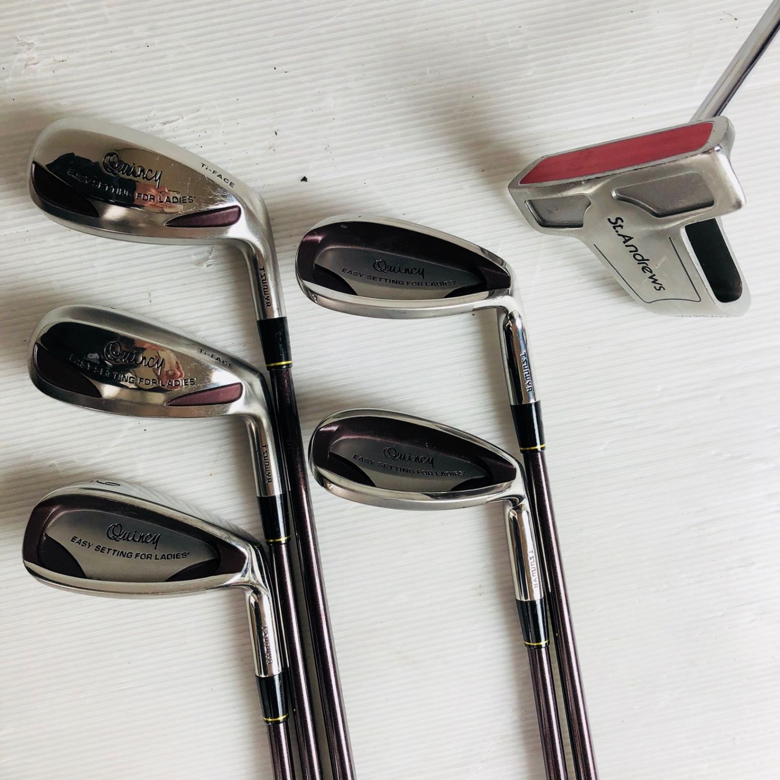 レディース TSURUYA ツルヤ Quincy クインシー ゴルフ クラブ セット