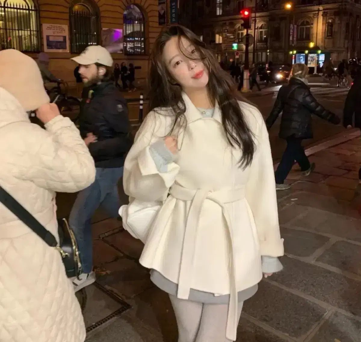 シエ ニナ ハンドメイド ハーフ コート