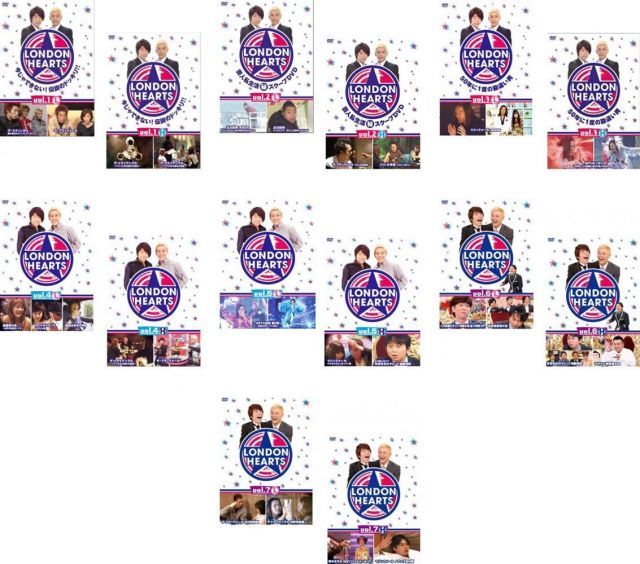 ロンドンハーツ 1 2 3 4 5 6 7 L H レンタル落ち 全14巻セット マーケットプレイスDVDセット商品