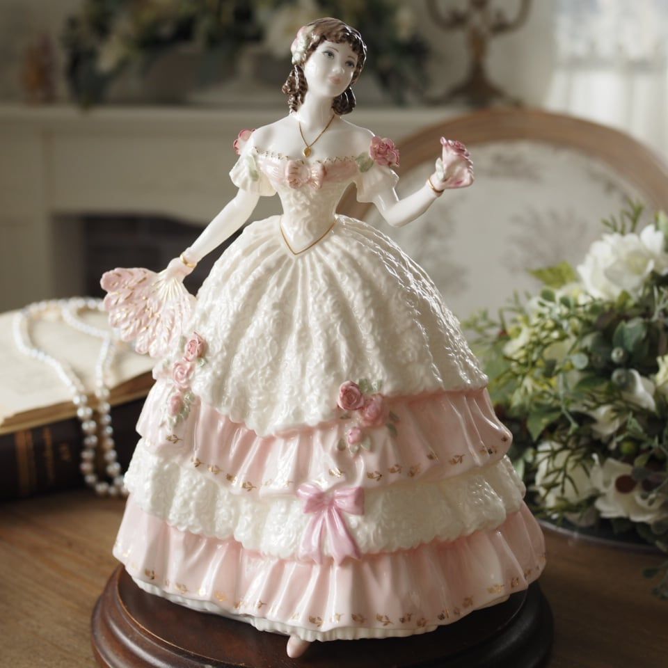 希少 英国コールポート フィギュリン オリビアOlivia 1997年製 台座