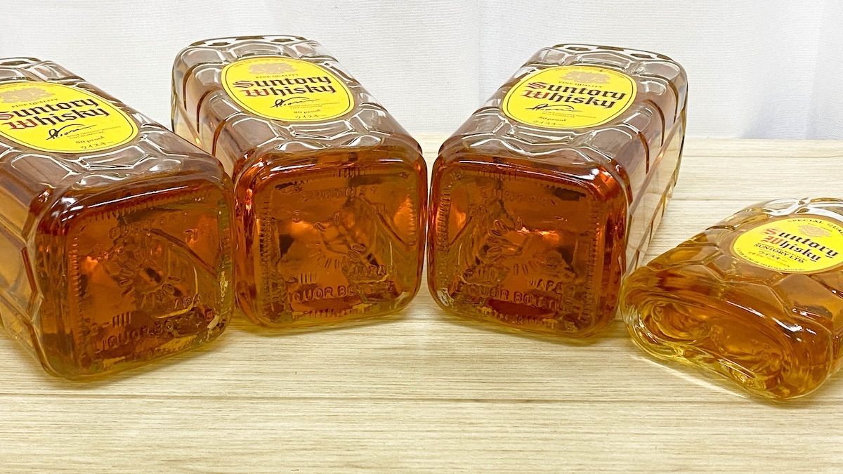 NW046】未開栓 ウイスキー 4本セット サントリー 角瓶 40% 700ml ×3点