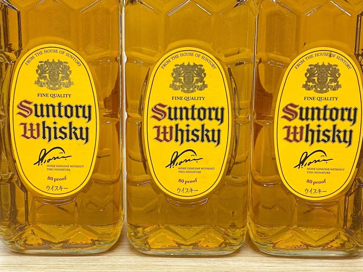 NW046】未開栓 ウイスキー 4本セット サントリー 角瓶 40% 700ml ×3点