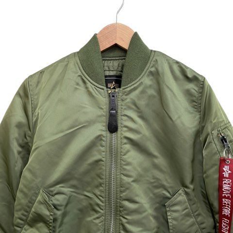 アルファ ALPHA フライトジャケット ミリタリー カーキ グリーン系