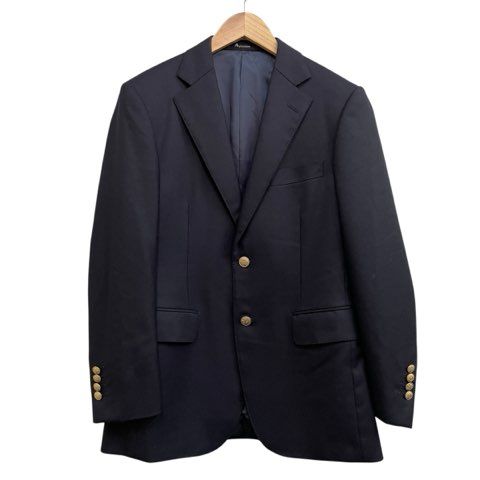 アクアスキュータム AQUASCUTUM テーラードジャケット 金ボタン 毛100