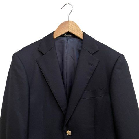 アクアスキュータム AQUASCUTUM テーラードジャケット 金ボタン 毛100