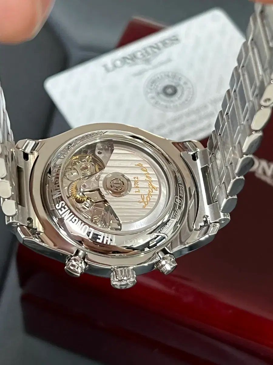  LONGINES ロンジン マスター ムーンフェイズ フルカレンダー オートマティック フルセット 自動巻き時計 腕時計(アナログ)