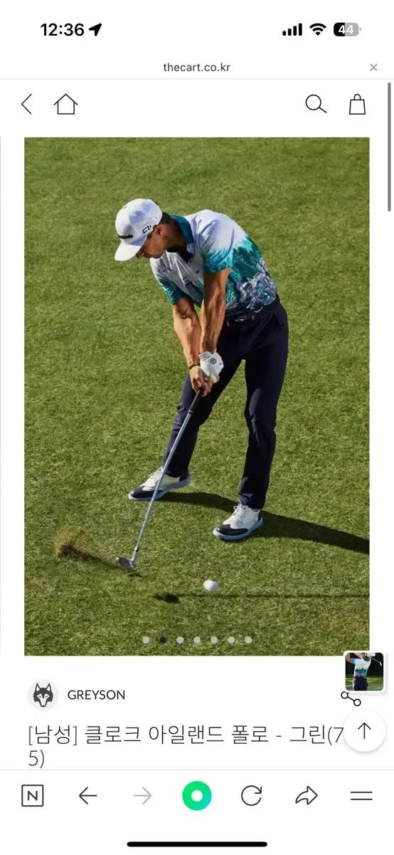 グレーソン GREYSON ゴルフ カラーTシャツ Mサイズ