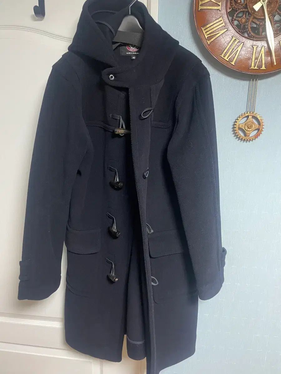 インバーティア ダッフルコート サイズ42 ネイビー