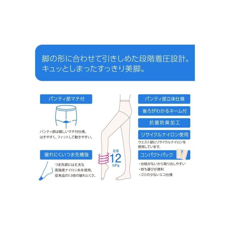 新品 デイリー満足着圧ゾッキ ストッキング 3足組 パンスト