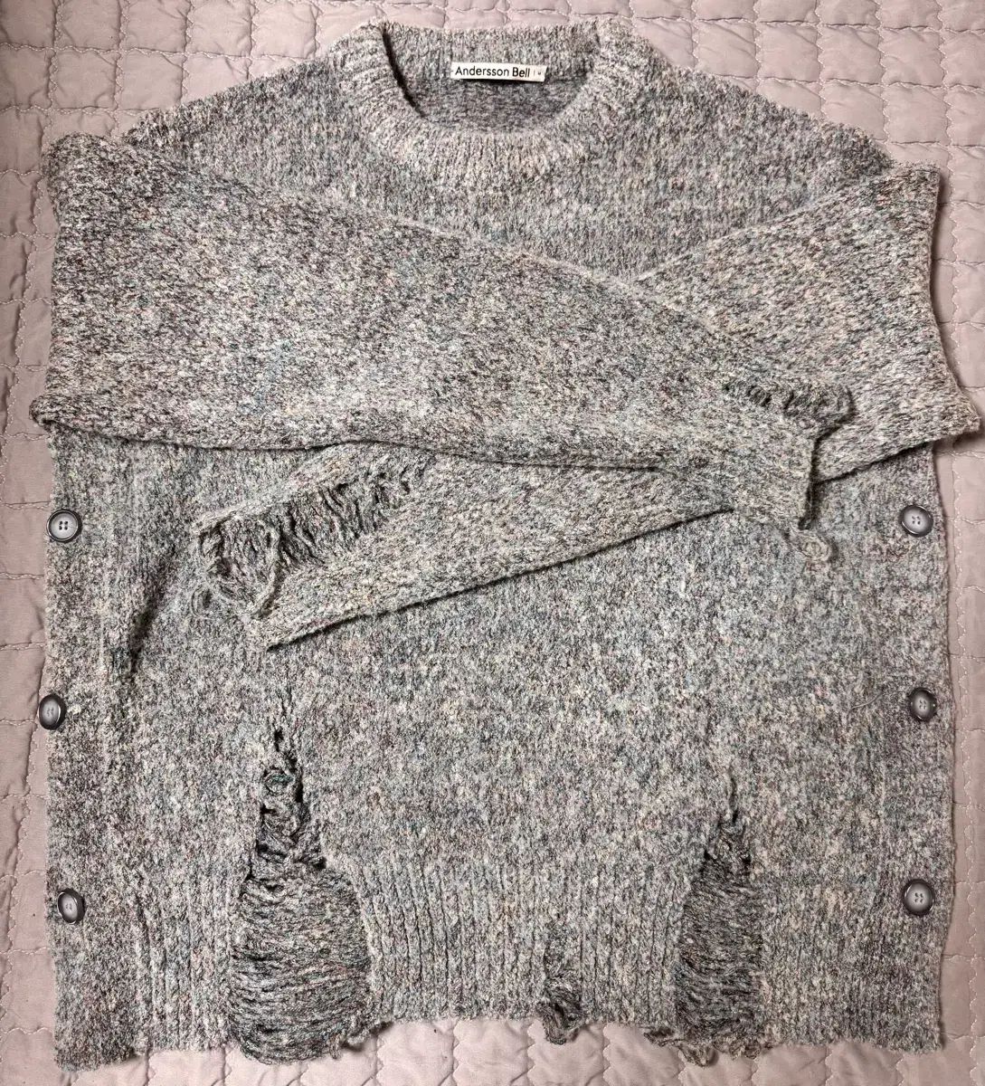 アンダースンベル ダメージ ニット M