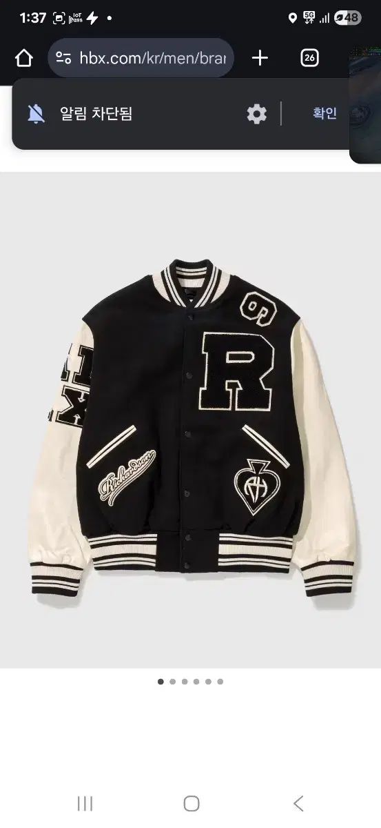 Richardson リーチャードソン スタジャン ジャケット NO EL 着用 Lサイズ