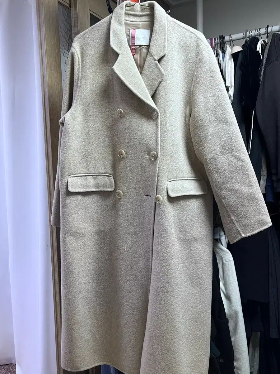 メリーアラウンド ダブル ベージュ ハンドメイド コート