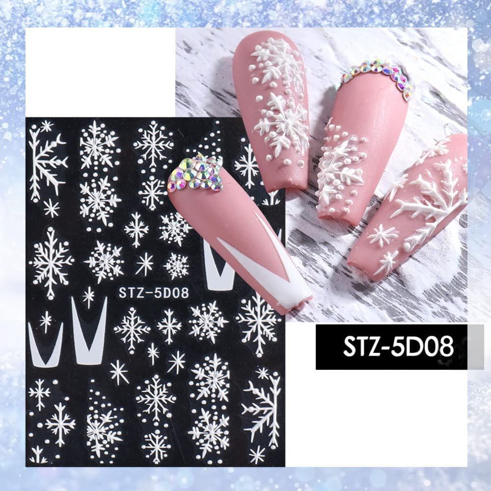 新着商品】複数のスタイル 雪の結晶 ホワイト DIY 冬のクリスマス