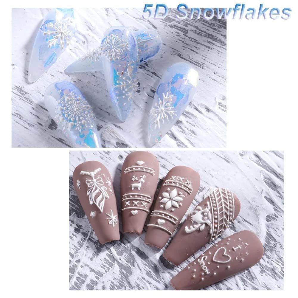 新着商品】複数のスタイル 雪の結晶 ホワイト DIY 冬のクリスマス