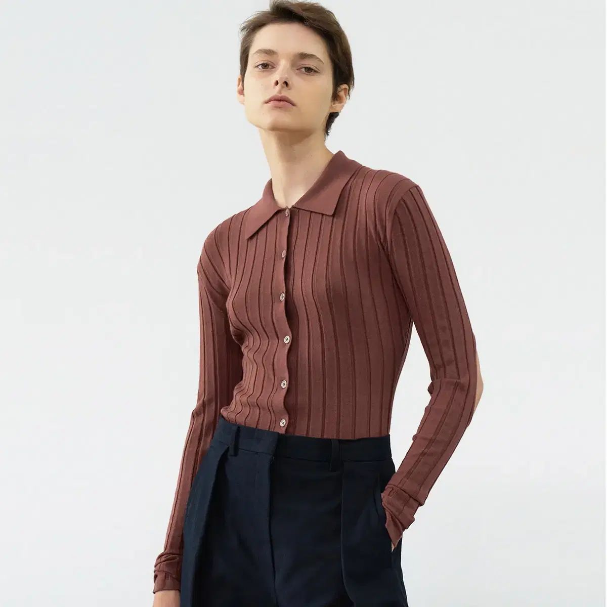 メゾンマレ KARAゴージ カーディガン 55 66