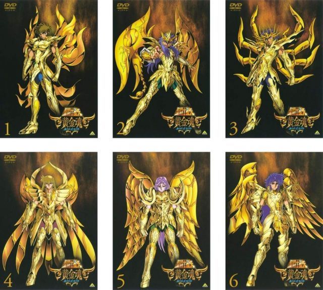 中古】聖闘士星矢 黄金魂 soul of gold [レンタル落ち] 全6巻セット