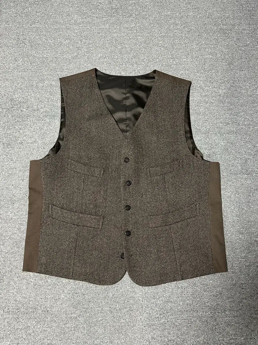 ペンフィールド ヘリンボーン ウェスト コート トゥ プリーツ パンツ 出品