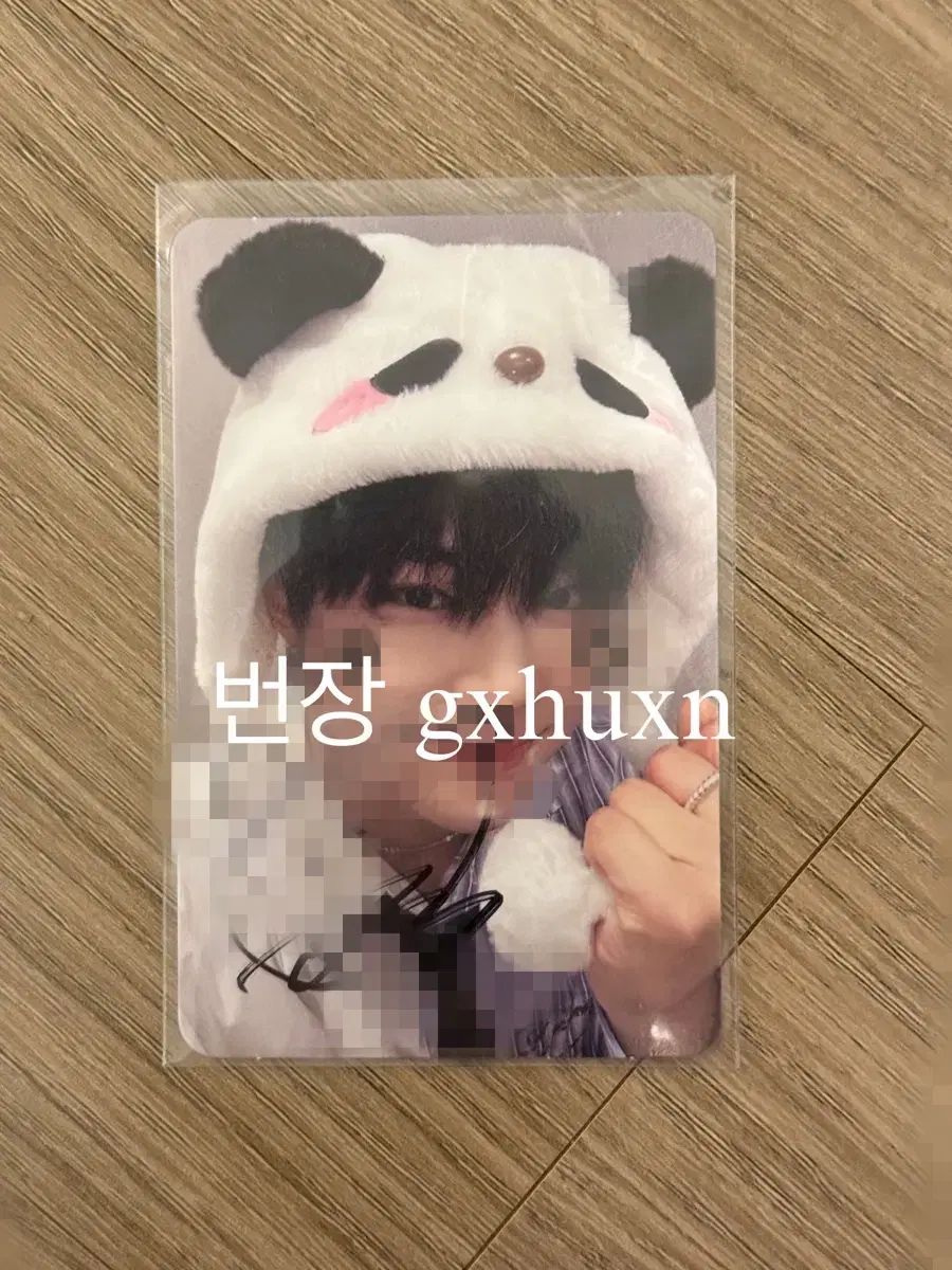 ゼロベースワン ZB 1 ゼベワン パクゴヌク PARK GUNWOOK サイン トレカ サイン入りチェキ サイン入りポラロイド 顔らくがき O