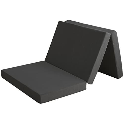 タンスのゲン マットレス シングル 全部洗える 厚み10cm 純 高反発 R 密度25D 硬さ190N 三つ折り 敷布団 パイル 13810084 100399