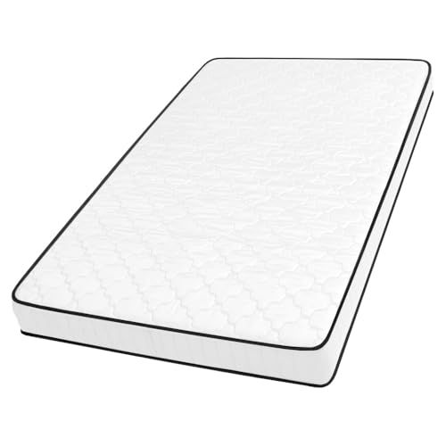 アイリスプラザ 高密度ポケットコイルマットレス 身体の負担を軽減 独立コイル 厚20 cm 表面さらっと しっかり硬め らくらく設置 圧縮梱包でお届け シングル ホワイト ブラック PKMTN S