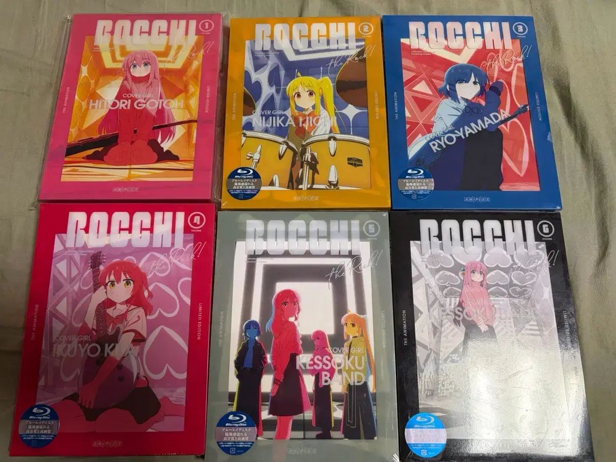 ぼっち ざ ろっく ブルーレイ Blu ray 1～6巻 まとめ