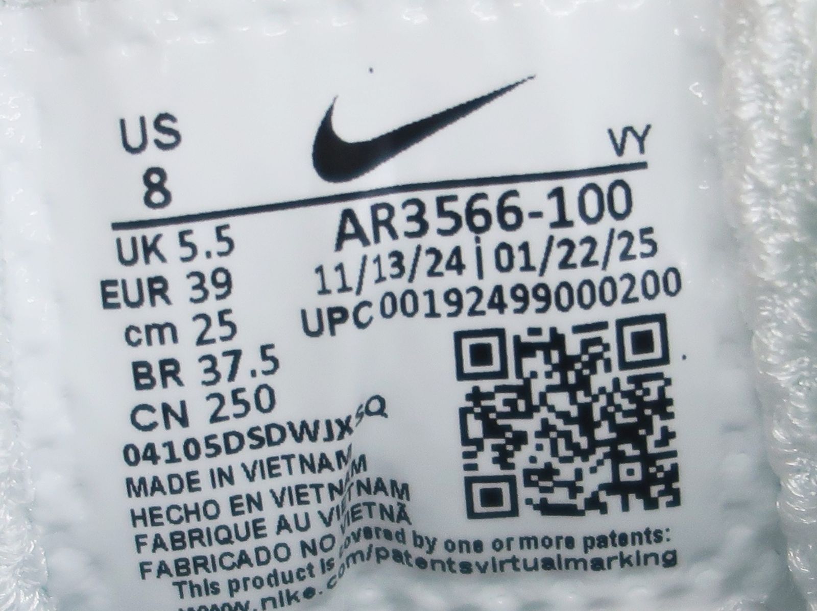 2228 NIKE ナイキ W SHOX TL ウィメンズ ショックス AR 3566 100 スニーカー 25 cm 洗濯機対応 スニーカー 