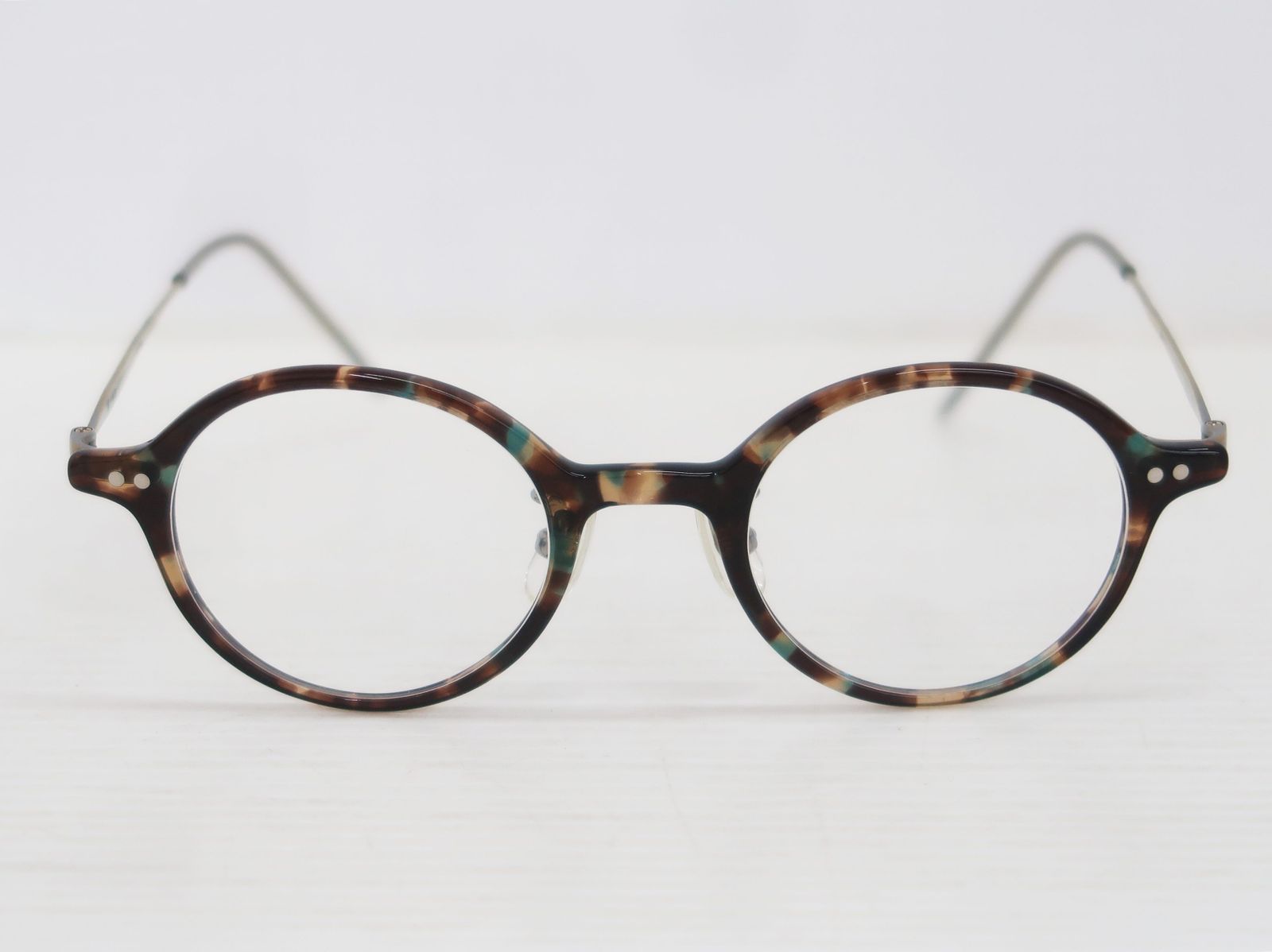 2289 金子眼鏡 カネコガンキョウ KANEKO OPTICAL KM 44 ラウンド メガネフレーム 度あり