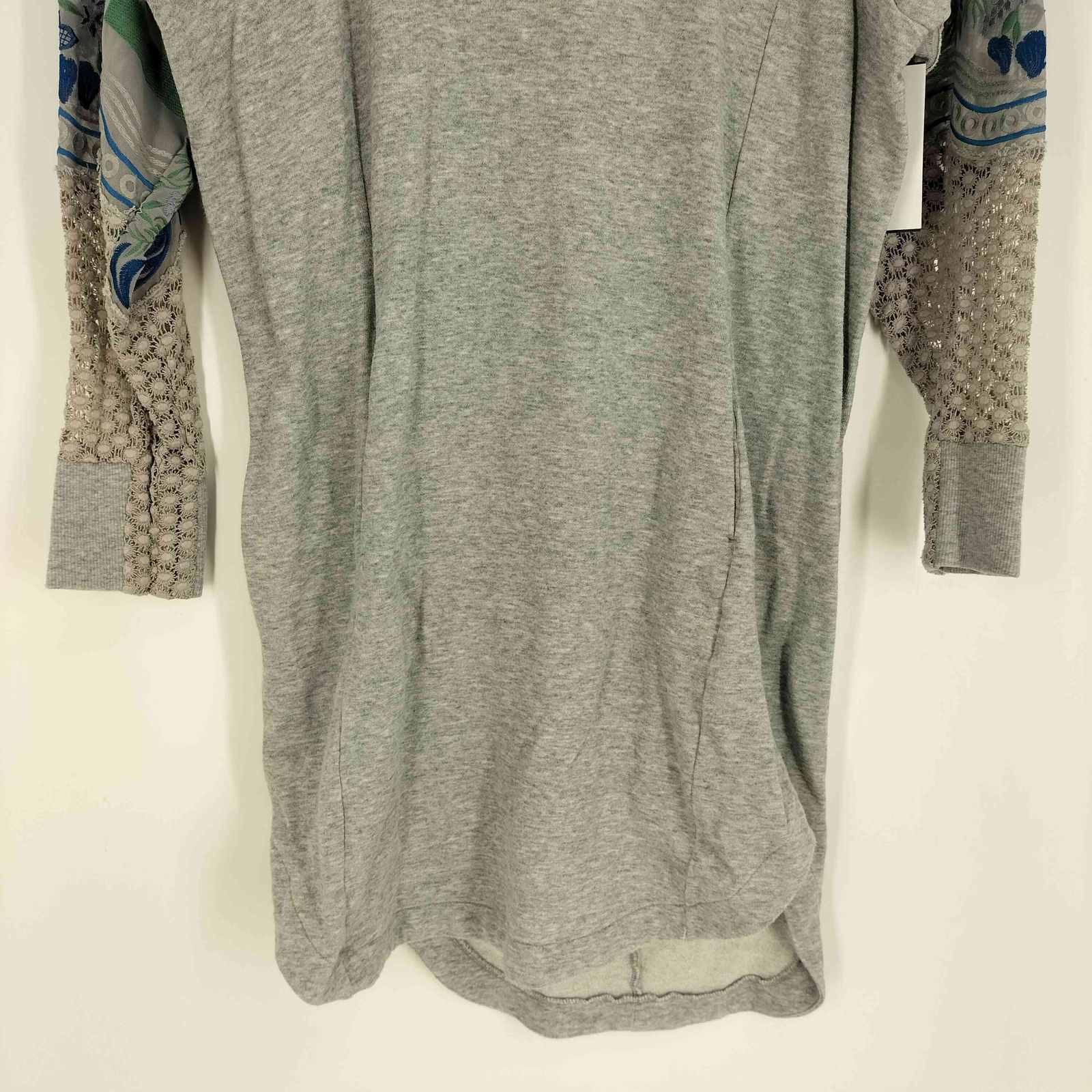 マメクロゴウチ Mame Kurogouchi 16SS 花柄 刺繍 ニット スリーブ