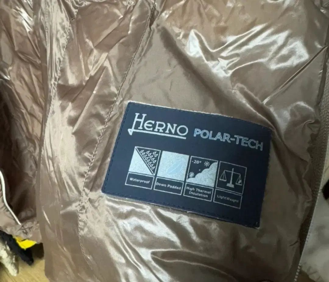 エルノ ブラウン ロング ダウン