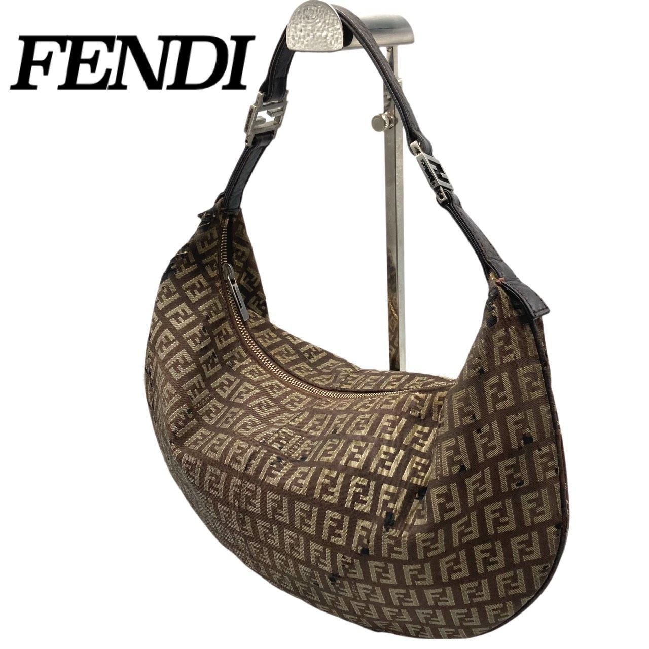 FENDI✤フェンディ ワンショルダーバッグ トートバッグ ズッカ柄 FF ヴィンテージ 1215