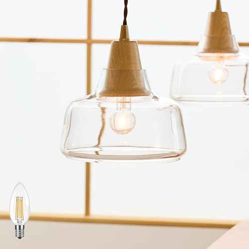 VENTOTA ペンダントライト 1灯 照明器具 玄関照明 天井照明 寝室 玄関 階段 食卓用 リビング用 居間用 ダイニング用 廊下 電気 E 17 電球交換 LED 北欧 おしゃれ かわいい シンプル 調光調色 リモコン式電球 aslic ナチ