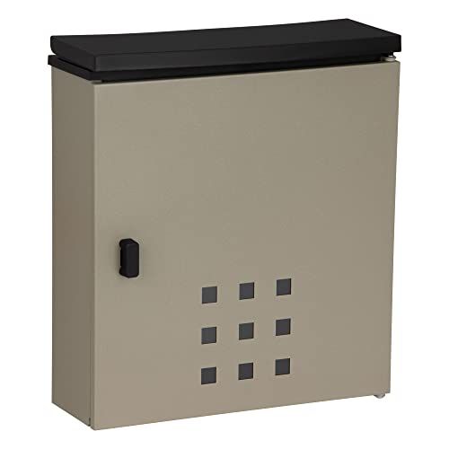 グリーンライフ GREEN LIFE ポスト 壁掛け メール便対応 角形2号封筒対応 スチール製 上入れ前出し 横開き チタングレー FH 220 TGY