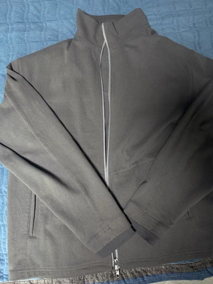 5 XL ハッチングルーム ミドル カーディガン スウェット ジャージ ジャケット ジップアップ