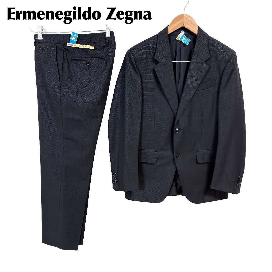 美品】 Ermenegildo Zegna スーツセットアップ 8-46C 黒 - メルカリ