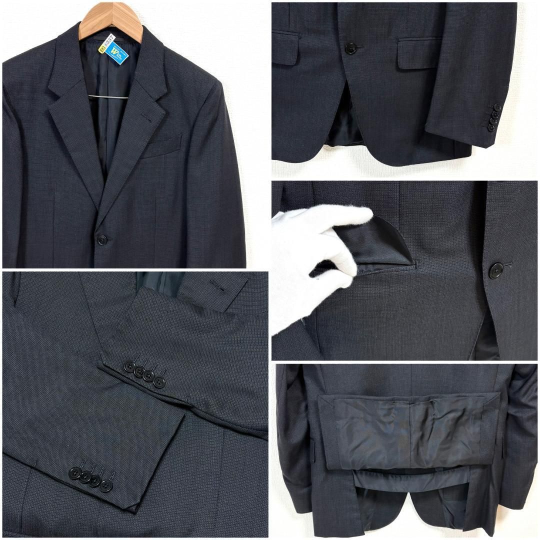 美品】 Ermenegildo Zegna スーツセットアップ 8-46C 黒 - メルカリ