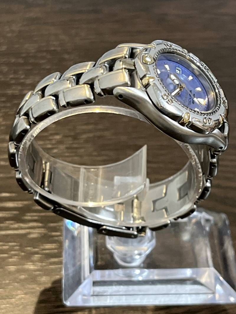 SEIKO TITANIUM SCUBA 7N85-0130 200m防水 セイコー スキューバ 腕時計 