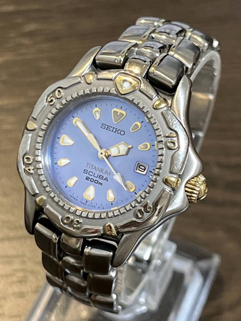 SEIKO SCUBA 7 N 85-0130 200 m防水 セイコー スキューバ 腕時計 クォーツ 稼動品