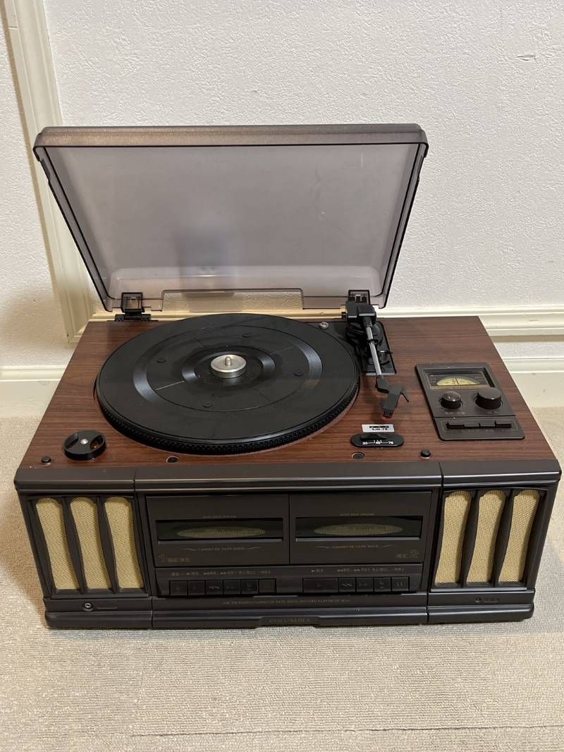 GP W 14 卓上レコード Wカセット ラジオステレオシステム コロンビア