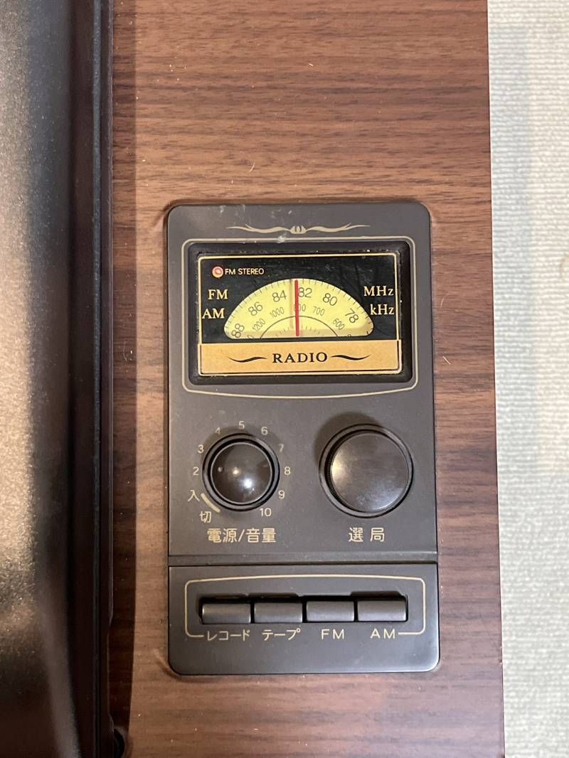 卓上レコード Wカセット