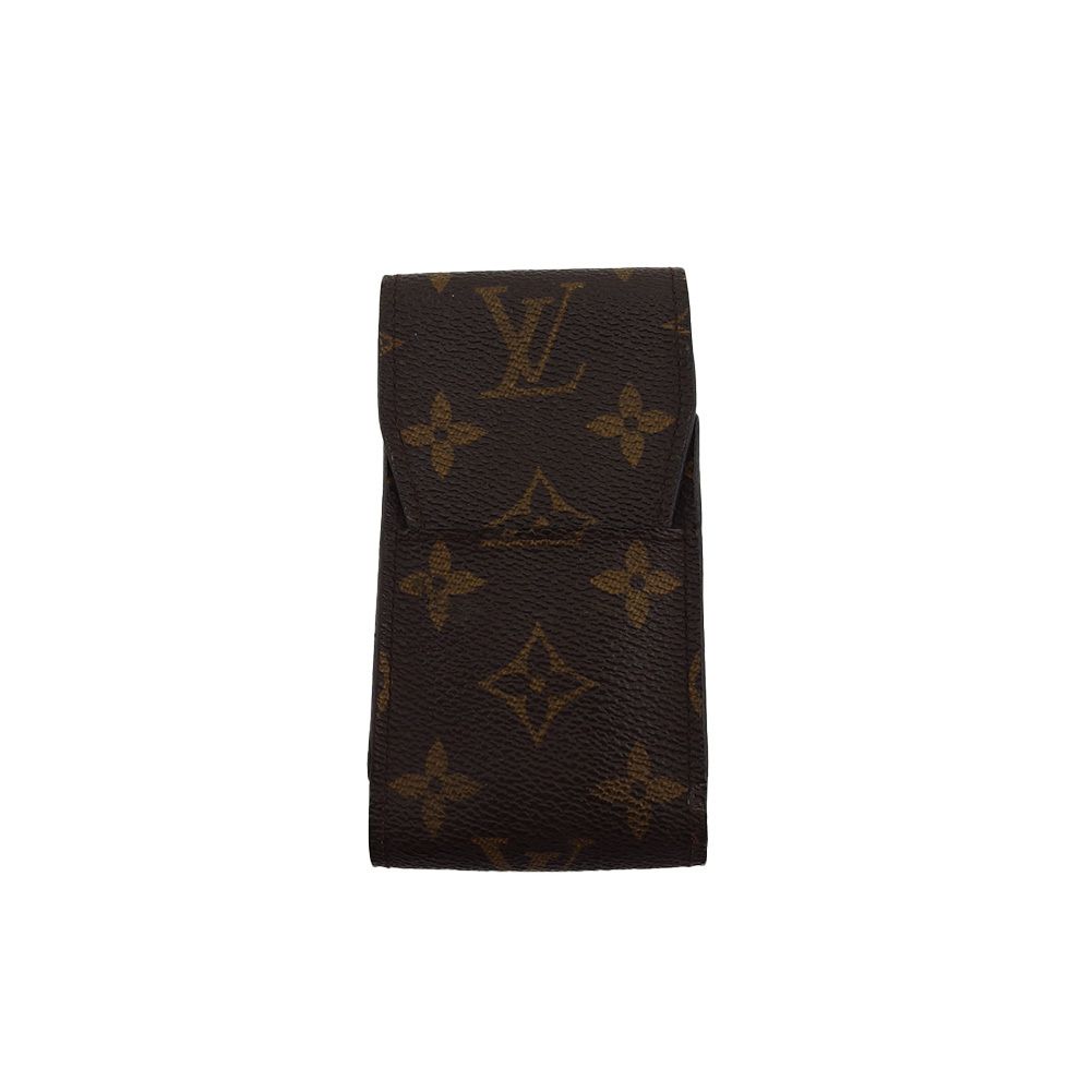 【最大30％OFF】ルイ・ヴィトン LOUIS VUITTON シガレットケース モノグラム エテュイシガレット ブラウン ベージュ レディース 中古