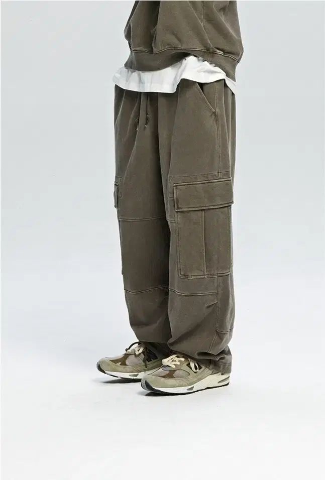 XL FrizmWORKS フリズムワークス PIGMENT ピグメント ダイング カーゴ スウェット パンツ ブラウン