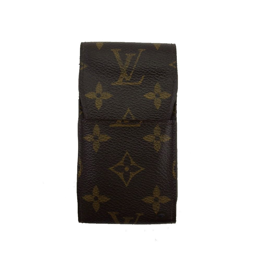 【最大30％OFF】ルイ・ヴィトン LOUIS VUITTON シガレットケース モノグラム エテュイシガレット ブラウン ベージュ レディース 中古 59,098円